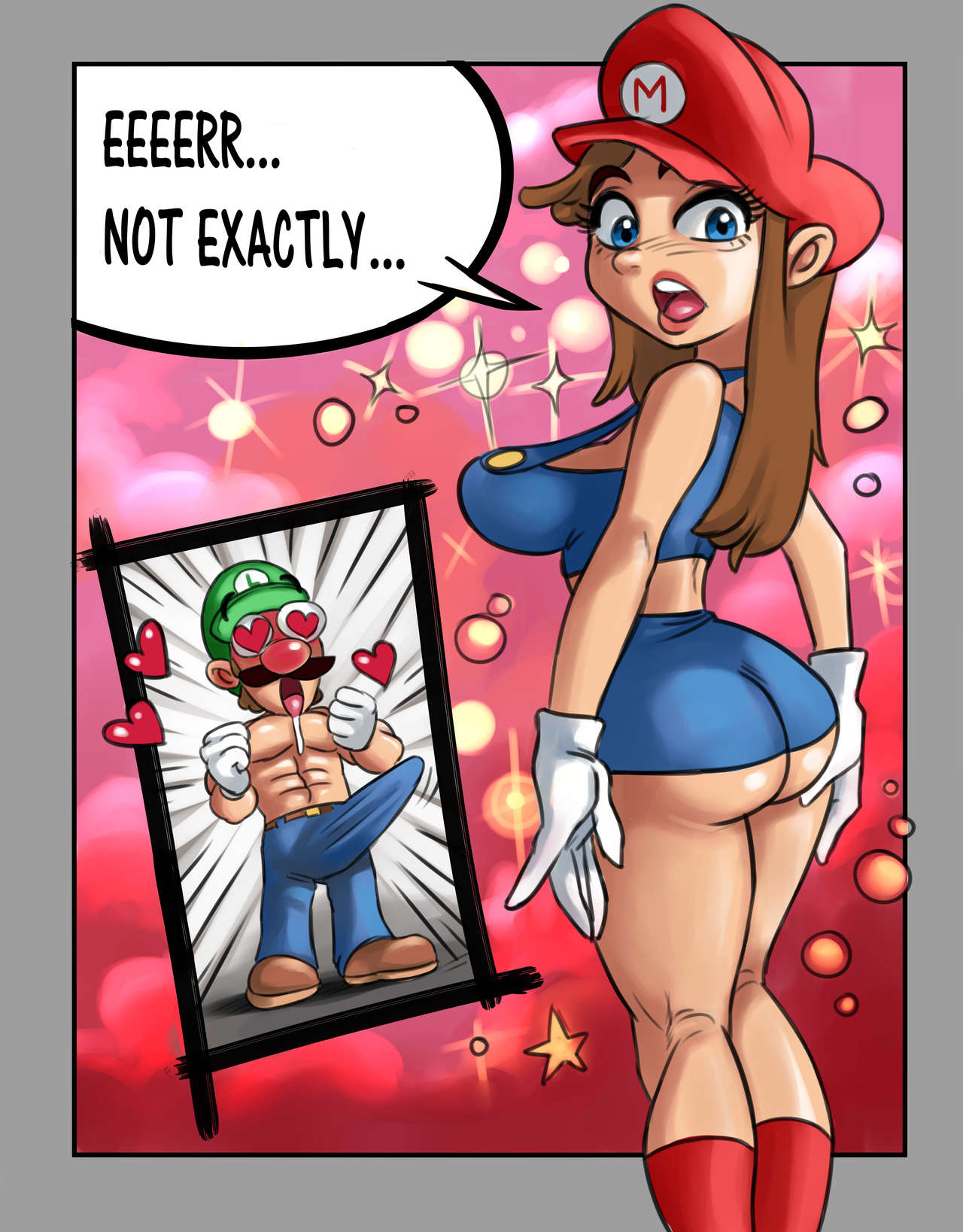 Mario Lesbian Porn Toon - Psicoero - 50 Shades of Bros (Super Mario Brothers) | 17rub.ru